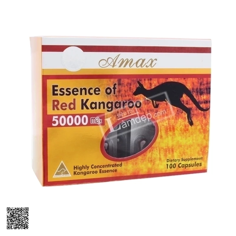 Amax Essence Of Red Kangaroo 50000 Max – Thuốc Tăng Cường Sinh Lý Cho Nam Giới 100viên