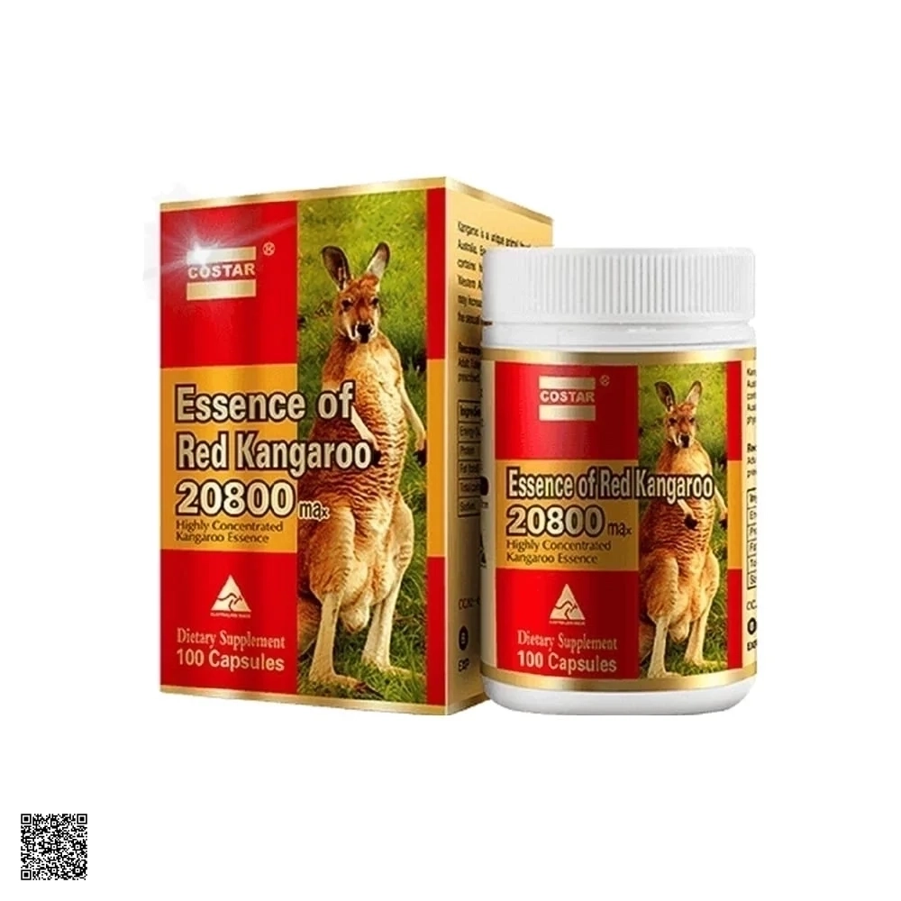 Essence Of Kangaroo Costar Viên Uống Hỗ Trợ Tăng Cường Sinh Lý (20800mg x 100 Viên)