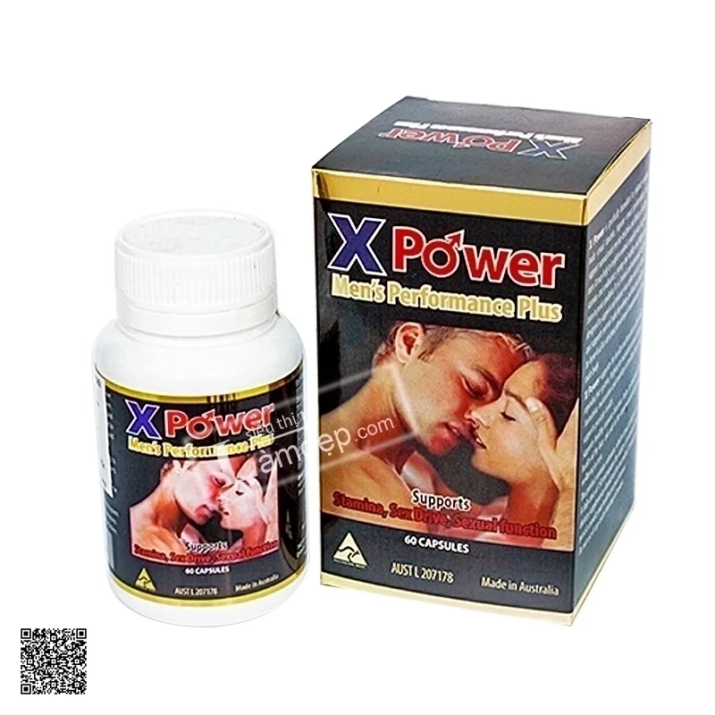 Viên Uống Tăng Cường Sinh Lý Nam X Power Men Performance Plus Golden Health (60 Viên)