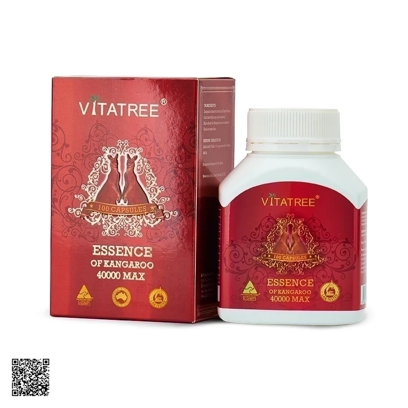 Vitatree Essence Of Kangaroo 40000 Max Viên Uống Hỗ Trợ Tăng Cường Sinh Lý