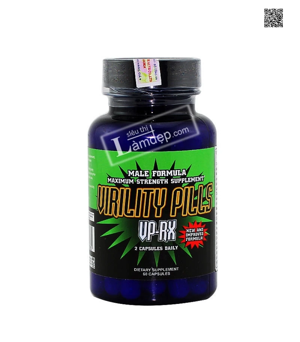 VIRILITY PILLS VP-RX - Thực Phẩm Tăng Cường Sinh Lý Nam