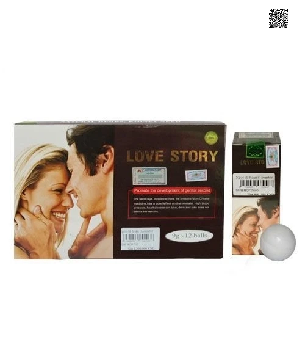 Ngọc Đế Hoàn (Love Story) TPCN Tăng Cường Sinh Lý Nam (9gr x 12 Viên)