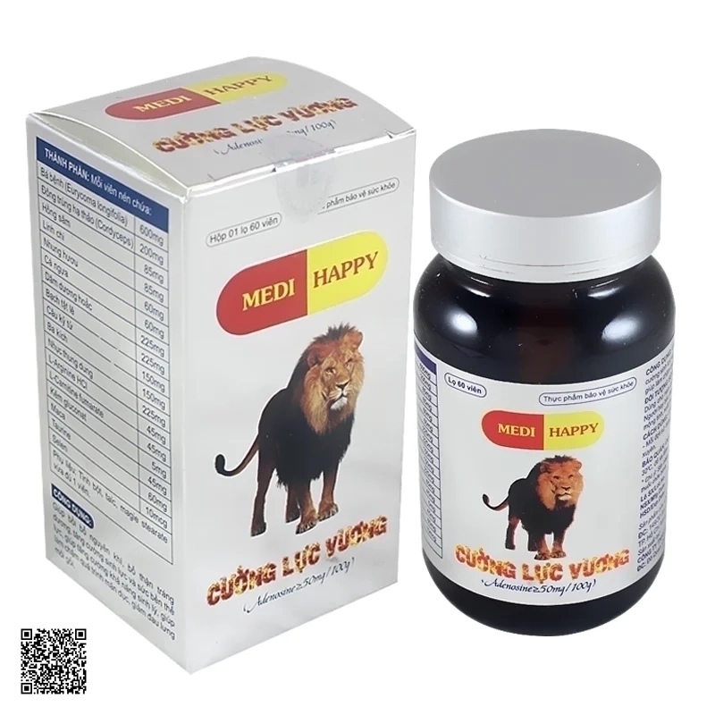 Cường Lực Vương Medi Happy - Thảo Dược Tăng Cường Sinh Lý Nam