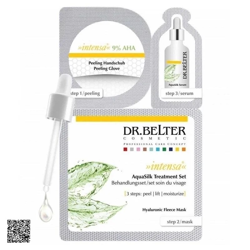 Dr.Belter Intensa AquaSilk Treatment Set - Mặt Nạ Lụa Chăm Sóc Da 3 Bước