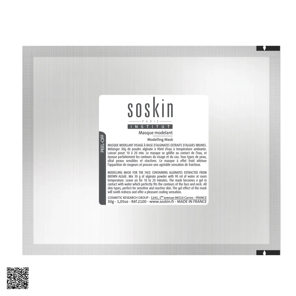 Soskin Modelling Mask - Mặt Nạ Tảo Silic Tạo Hình V-line Và Dưỡng Trắng Da