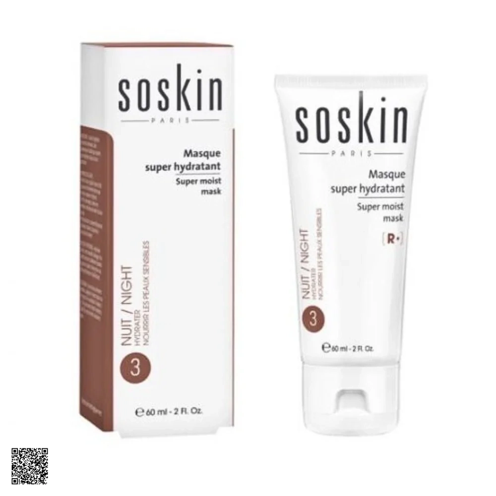 Mặt Nạ Cấp Ẩm Chống Lão Hóa Soskin Super Moist Mask 60ml