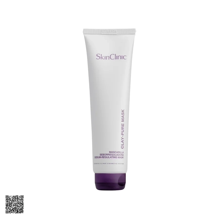SkinClinic Clay-Pure Mask - Mặt Nạ Đất Sét Điều Tiết Bã Nhờn Cho Da Hỗn Hợp Dầu, Da Mụn (100ml)