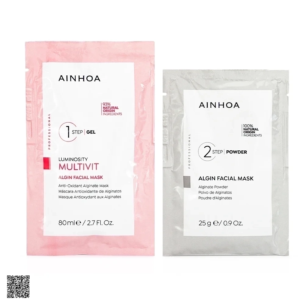 AINHOA Multivit Alginate Antioxidant Mask + Powder + Algin Facial Mask - Mặt Nạ Tảo Chống Lão Hóa