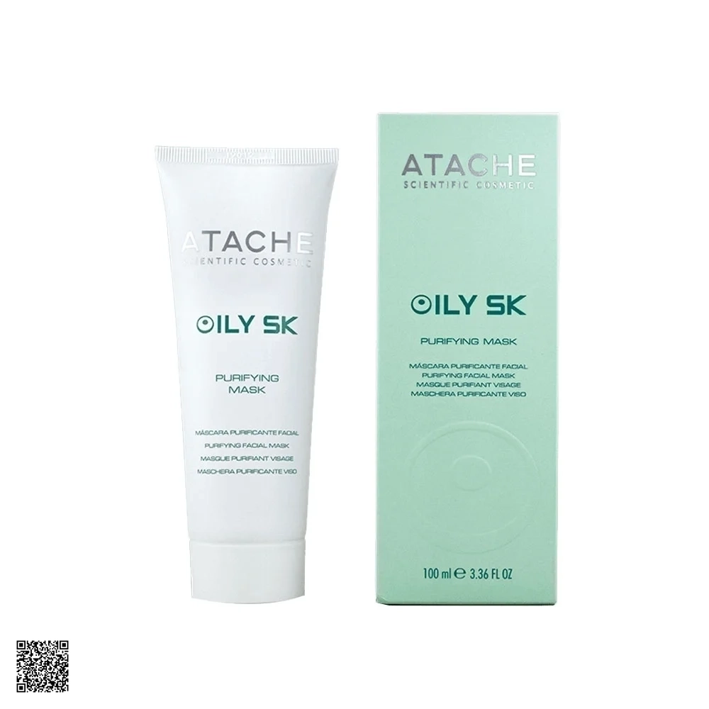 Atache Oily SK Purifying Mask - Mặt Nạ Detox, Kiểm Soát Dầu Nhờn (100ml)