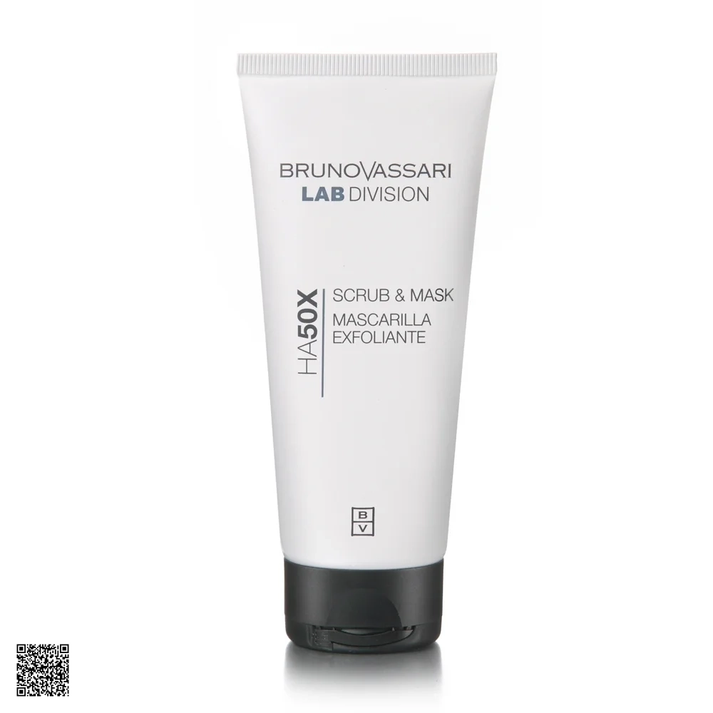 Bruno Vassari HA50x Hyaluronic Scrub & Mask - Mặt Nạ Cấp Ẩm, Giúp Da Căng Mịn