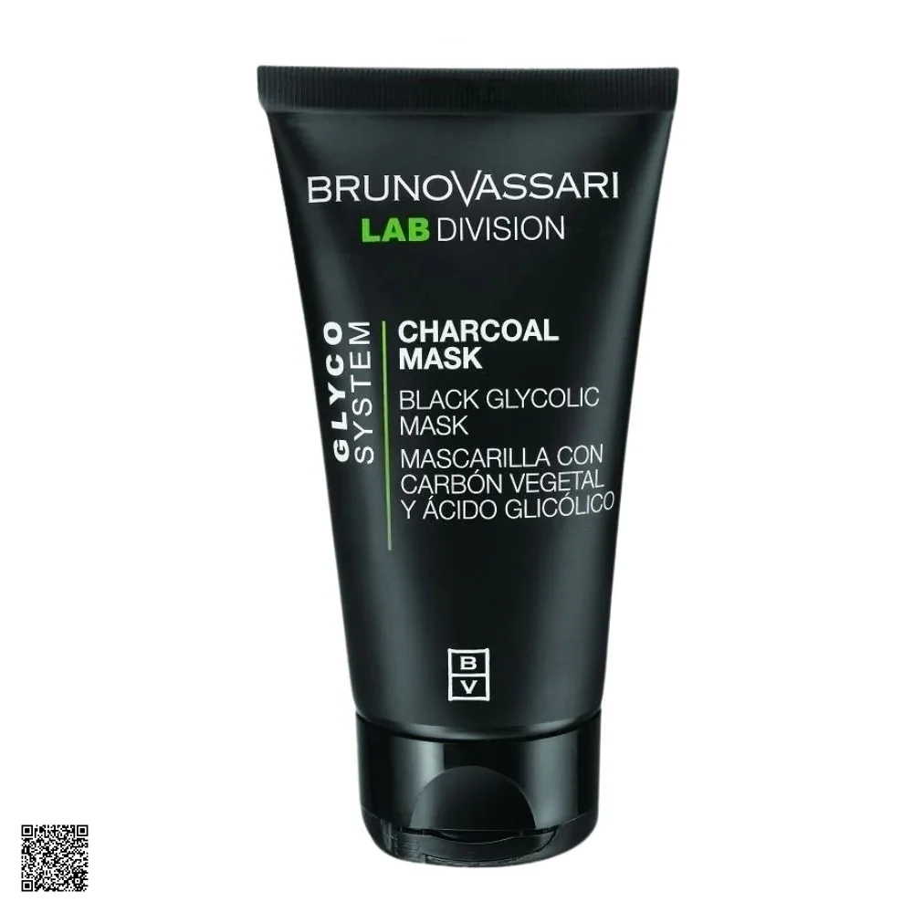 Bruno Vassari Glyco System Charcoal Mask - Mặt Nạ Thanh Lọc Làm Sáng Da