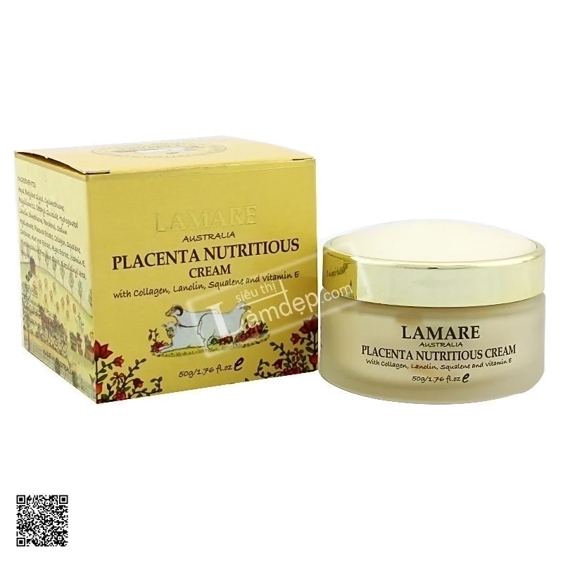 Kem Dưỡng Trắng Da, Chống Lão Hóa Nhau Thai Cừu Lamare Placenta Nutritious
