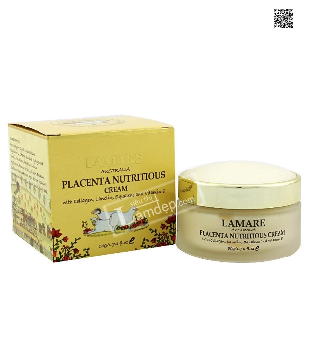 Kem Dưỡng Trắng Da, Chống Lão Hóa Nhau Thai Cừu Lamare Placenta Nutritious Kem Dưỡng Trắng Da, Chống Lão Hóa Nhau Thai Cừu Lamare Placenta Nutritious