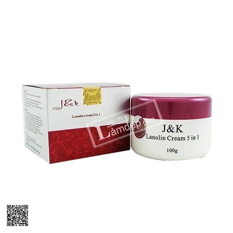 Kem Nhau Thai Cừu J&K-Lanolin Cream 5 in 1