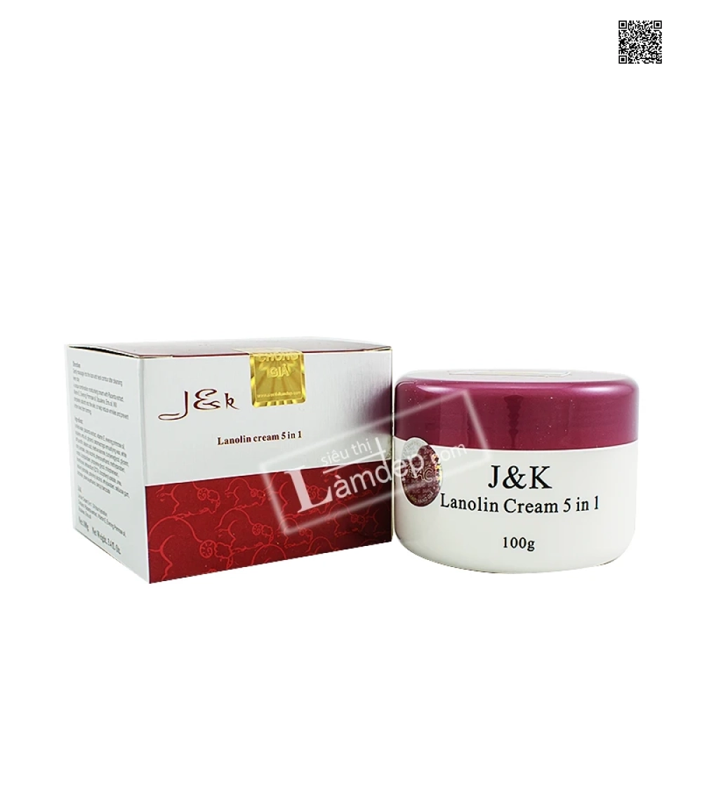 Kem Nhau Thai Cừu J&K-Lanolin Cream 5 in 1