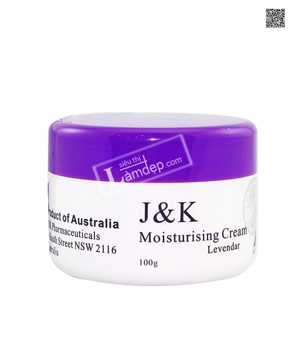 Kem Trắng Da, Chống Nhăn J&K Moisturising Lavender 100g