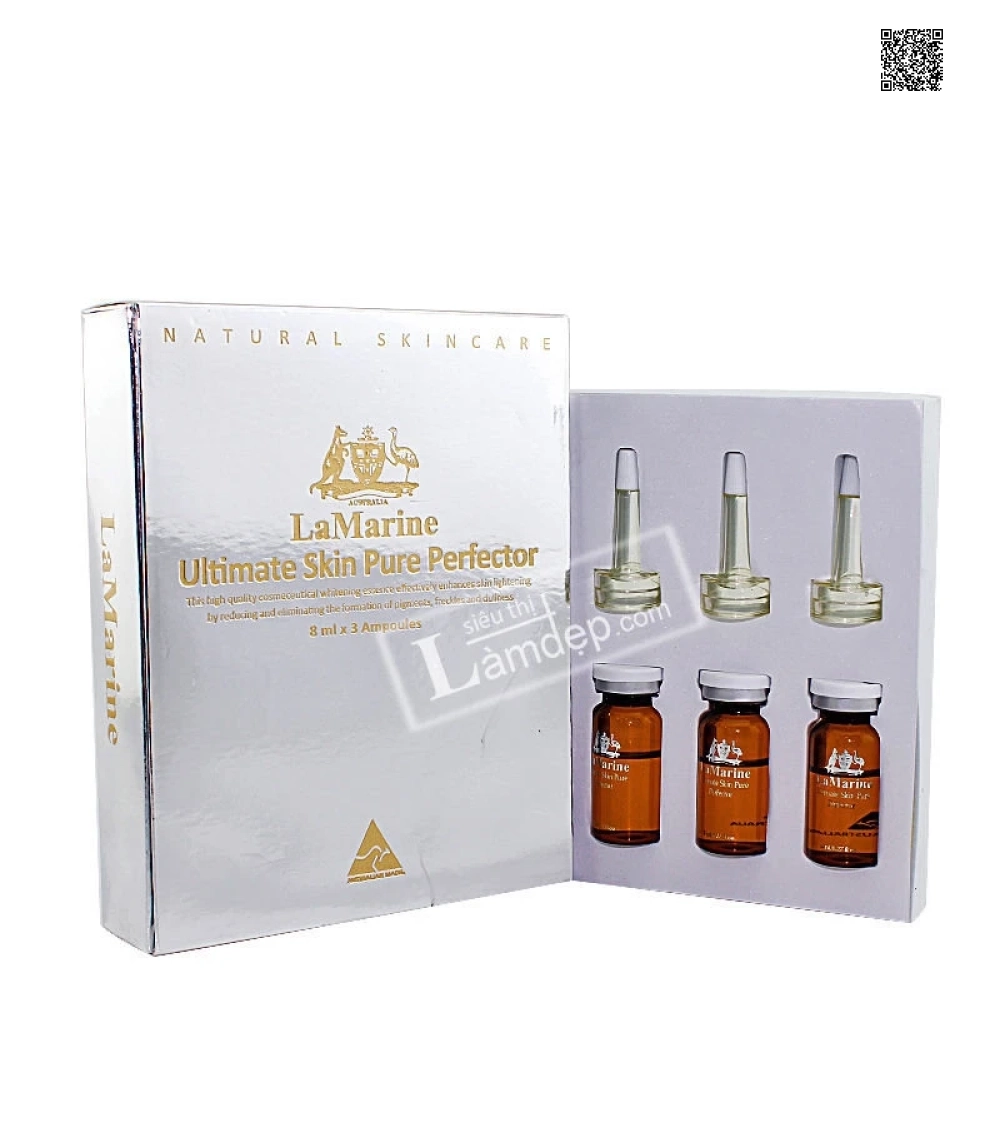 Tinh Chất Nhau Thai Cừu Làm Trắng Da, Chống Lão Hóa - Lamarine Ultimate Skin Pure Perfector