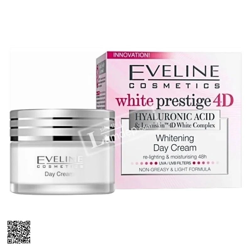 Kem Dưỡng Trắng Da Ban Ngày Eveline White Pretige 4D