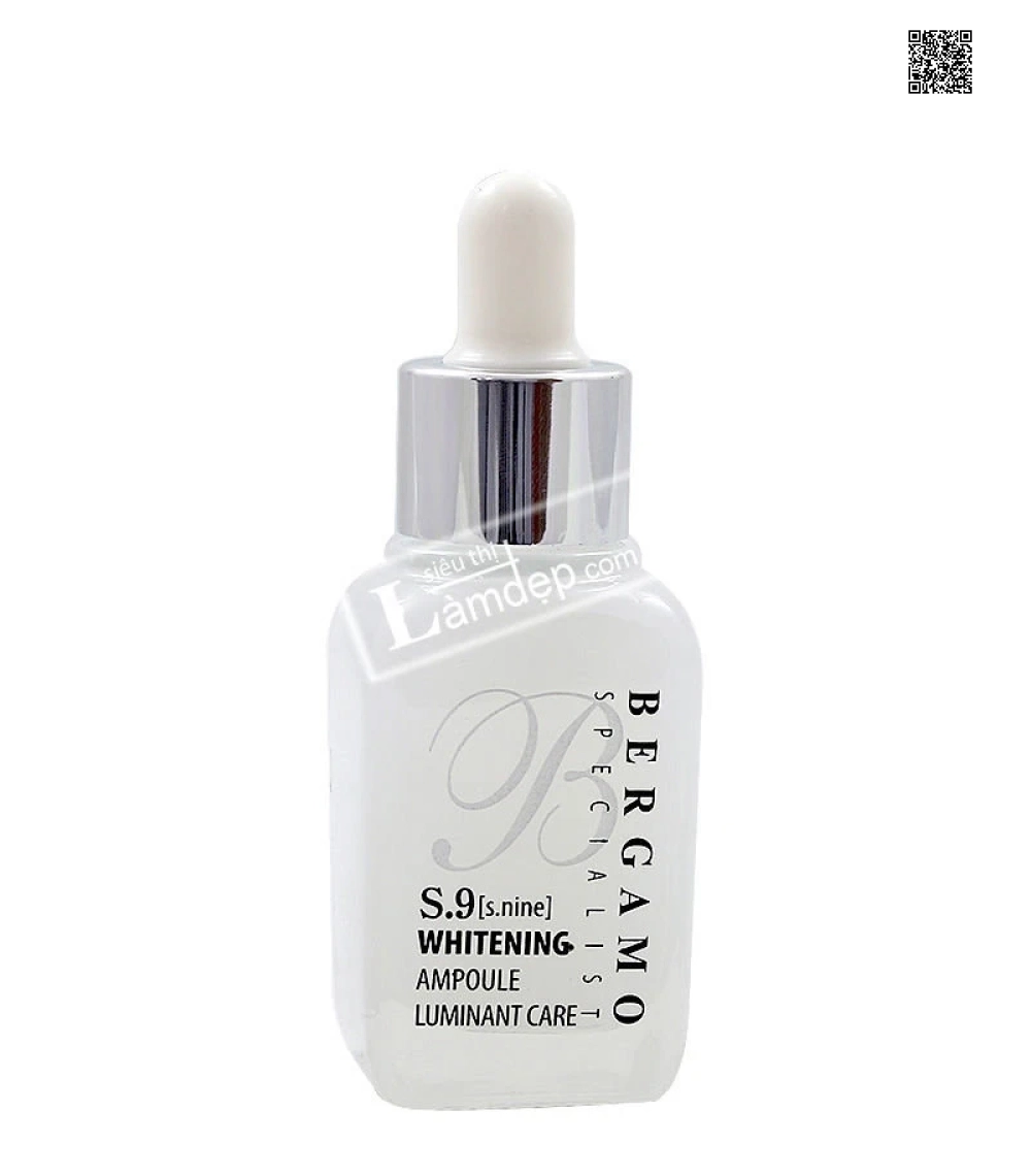 Huyết Thanh Làm Trắng Da Bergamo S.9 Whitening Ampoule