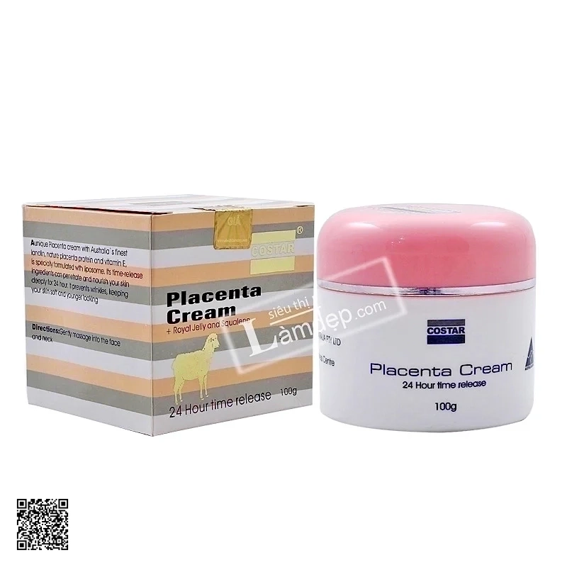 Kem Nhau Thai Cừu Placenta Cream Costar