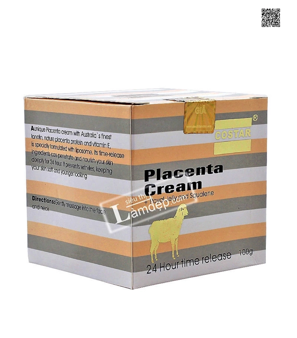 Kem Nhau Thai Cừu Placenta Cream Costar