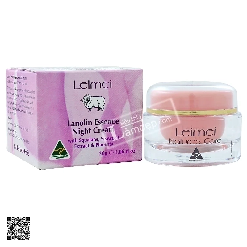 Kem Dưỡng Da Ban Đêm Nature Care Leimei Lanolin Essence Night Cream