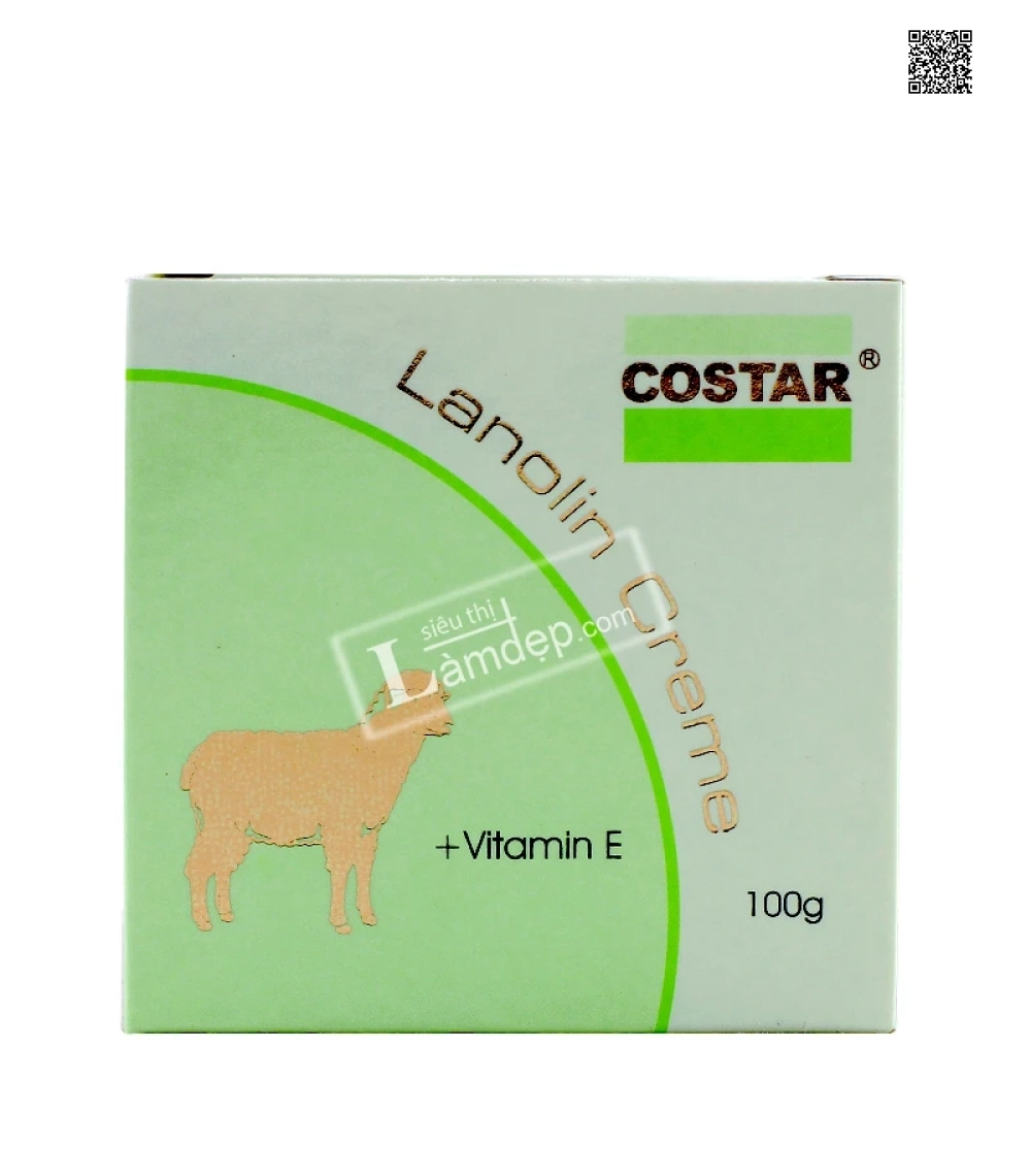 Kem mỡ cừu Lanolin Cream Costar 100gr
