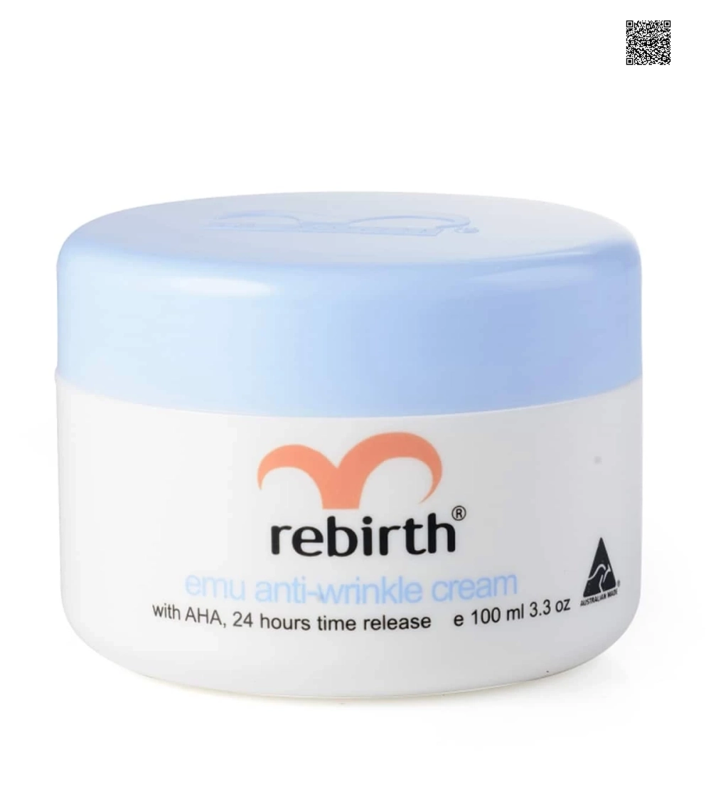 Kem Làm Trắng Và Trẻ Hóa Da Ban Đêm Tinh Dầu Đà Điểu Và AHA Trái Cây Emu Anti - Wrinkle Cream Rebirth