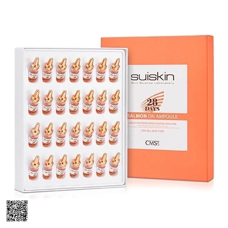 Tế Bào Gốc Salmon Chiết Xuất Cá Hồi DN Ampoule Dược Mỹ Phẩm Suiskin 28 Days