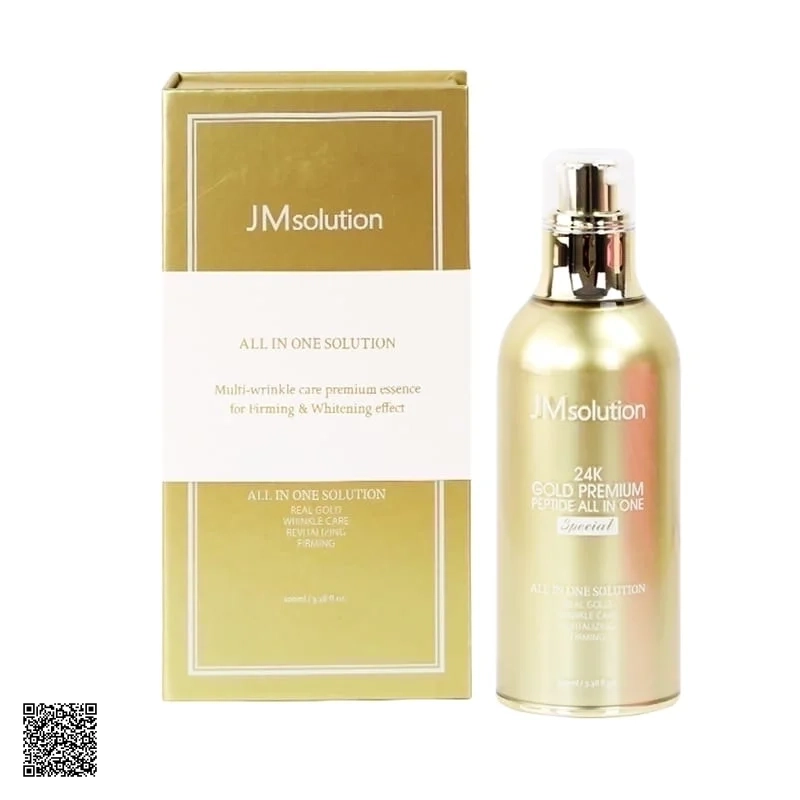 JM Solution 24K Gold Premium Peptide All In One Special - Tinh Chất Dưỡng Trắng Da (100ml)
