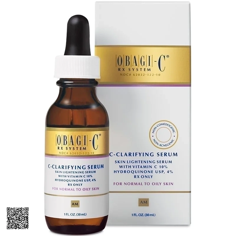 Serum Trắng Da Trị Thâm Nám Cho Da Dầu Obagi-C Rx C-Clarifying Serum Normal To Oily Skin