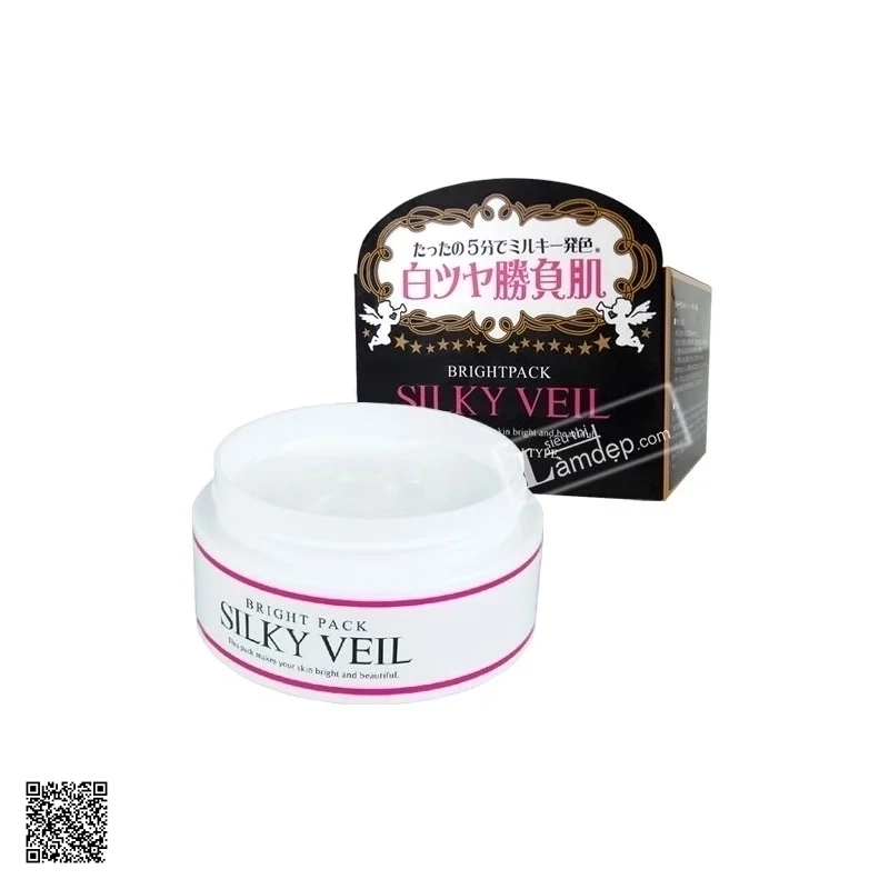 Kem Trắng Da Trang Điểm Silky Veil Bright Pack Nhật Bản