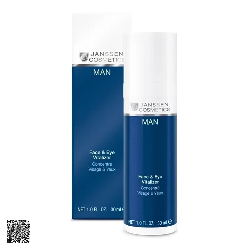 Kem Dưỡng Cung Cấp Vitamin C Cho Mặt Và Mắt Dành Cho Nam Janssen Man Face & Eye Vitalizer
