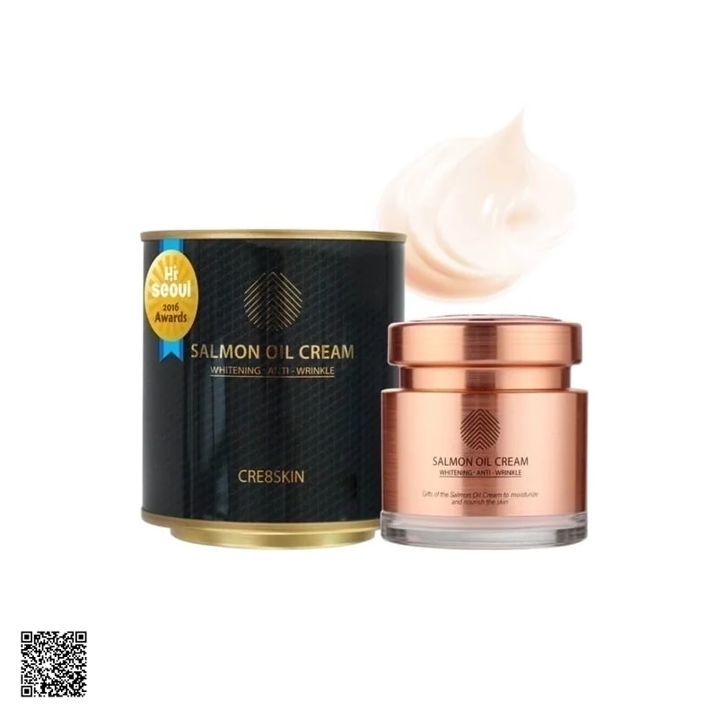 Cre8skin Salmon Oil Cream - Kem Dưỡng Da Chiết Xuất Cá Hồi Từ Hàn Quốc