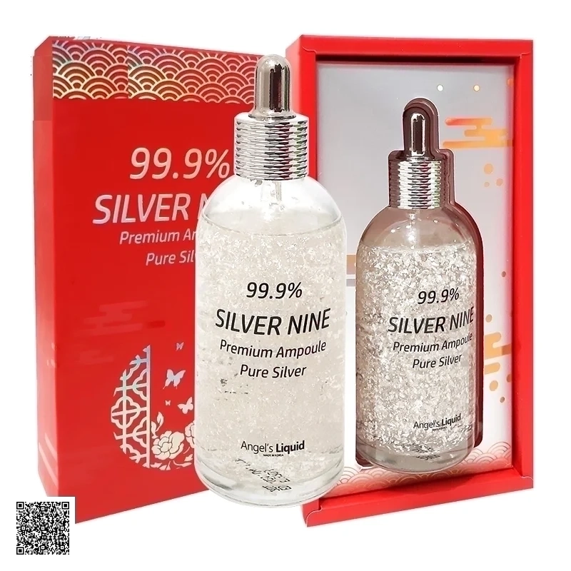 Serum Dưỡng Trắng Chống Lão Hóa Bạc 99.9% Angels Liquid Silver Nine Premium Ampoule Pure Silver