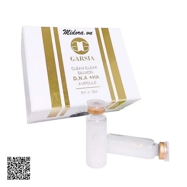 Tế Bào Gốc DNA Cá Hồi Garsia Clean Clear Salmon DNA + HA Ampoule Hàn Quốc