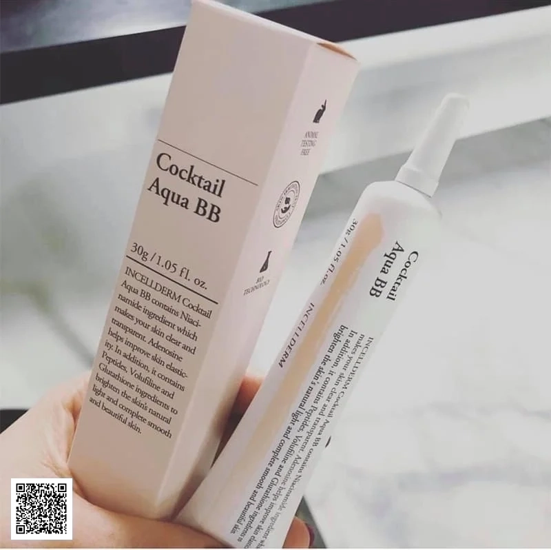 Kem Trang Điểm Trắng Da Incellderm Cocktail Aqua BB Cream Hàn Quốc