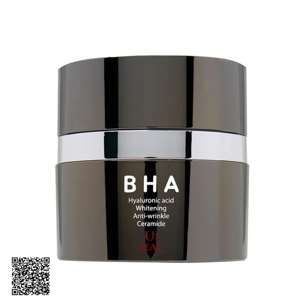 Kem Dưỡng Trắng Da Ban Đêm UBEAU BHA Hyaluronic Acid Whitening Anti-Wrinkle Ceramide