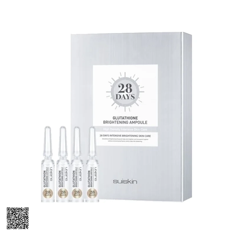 Tinh Chất Dưỡng Trắng Da Suiskin Glutathione Brightening Ampoule Hàn Quốc (28 Ống)