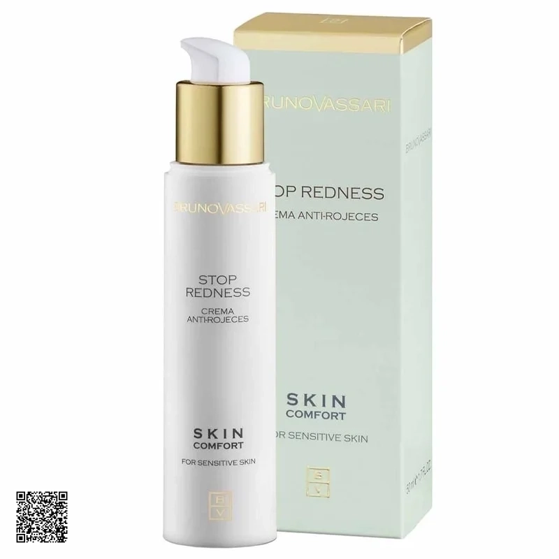 Bruno Vassari Skin Comfort Stop Redness - Kem Giảm Kích Ứng, Mẩn Đỏ Da