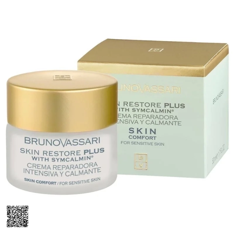 Bruno Vassari Skin Comfort Skin Restore Plus - Kem Phục Hồi Da Nhạy Cảm