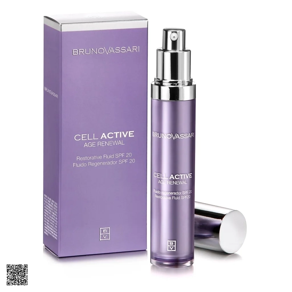 Bruno Vassari Cell Active Restorative Fluid SPF20 - Nhũ Tương Tái Sinh Da