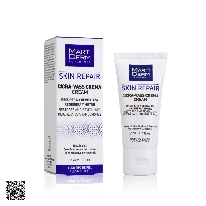 MartiDerm Skin Repair Cicra Vass Cream - Kem Dưỡng Tái Tạo Phục Hồi Da Nhạy Cảm