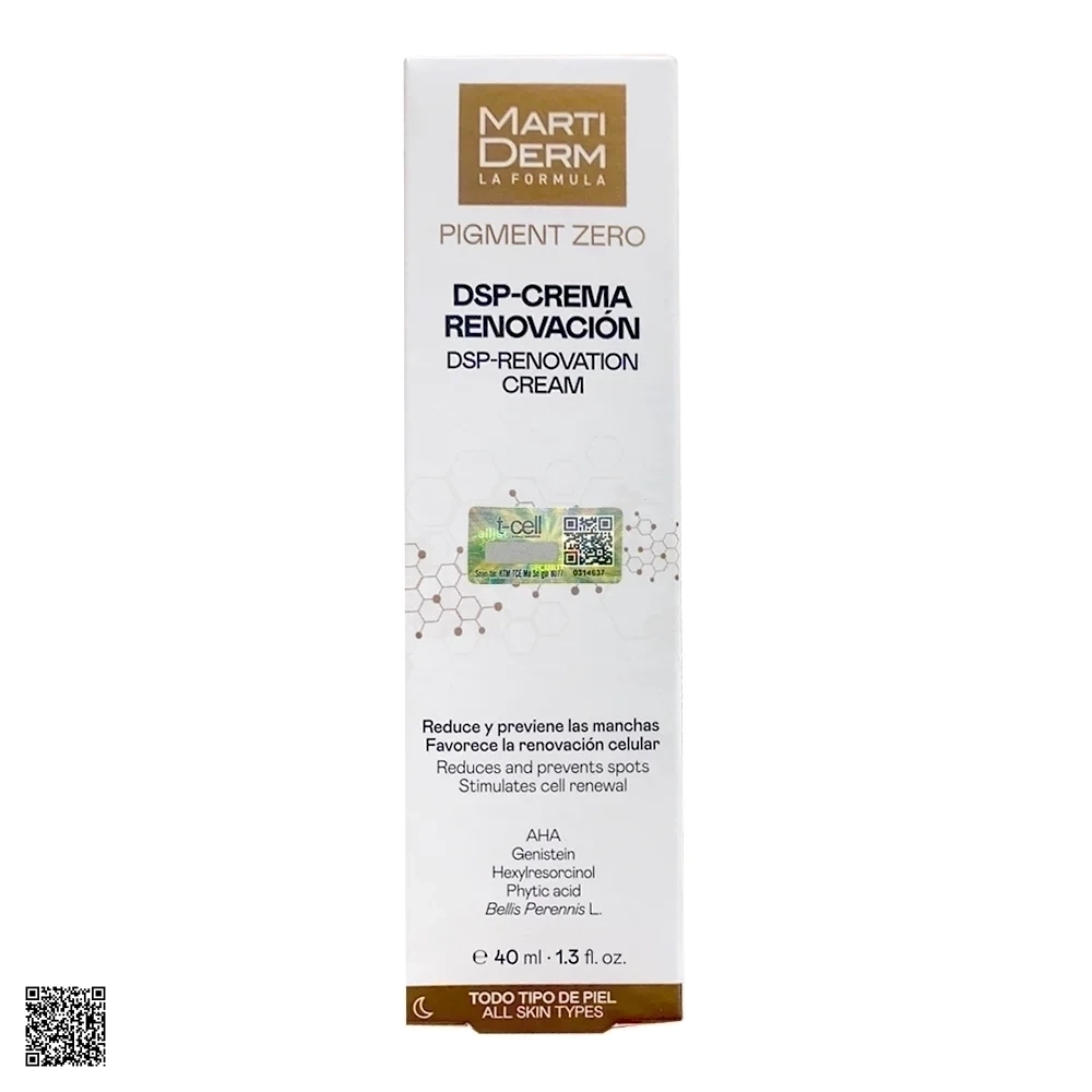 MartiDerm Pigment Zero DSP Renovation Cream - Kem Dưỡng Trắng Da Ban Đêm