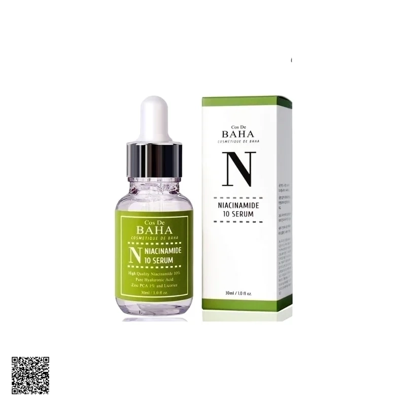 Cos De BAHA N Niacinamide 10 Serum - Tinh Chất Dưỡng Sáng Da, Se Khít Lỗ Chân Lông