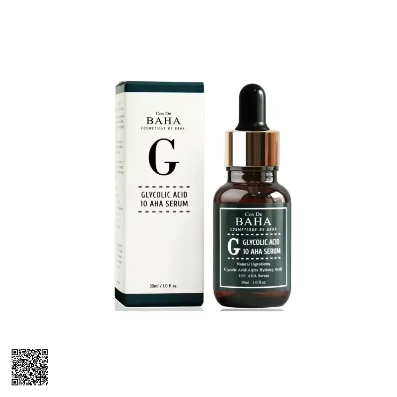 Cos De BAHA G Glycolic Acid 10 AHA Serum - Tinh Chất Làm Sạch Dưỡng Trắng Da