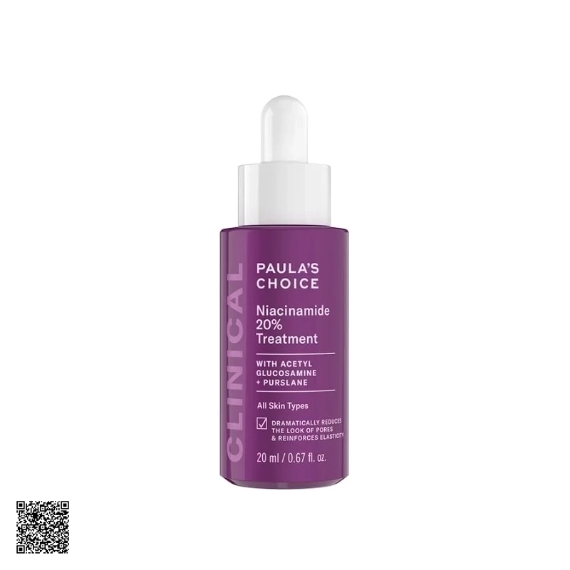 Paula’s Choice Clinical Niacinamide 20% Treatment - Tinh Chất Thu Nhỏ Lỗ Chân Lông