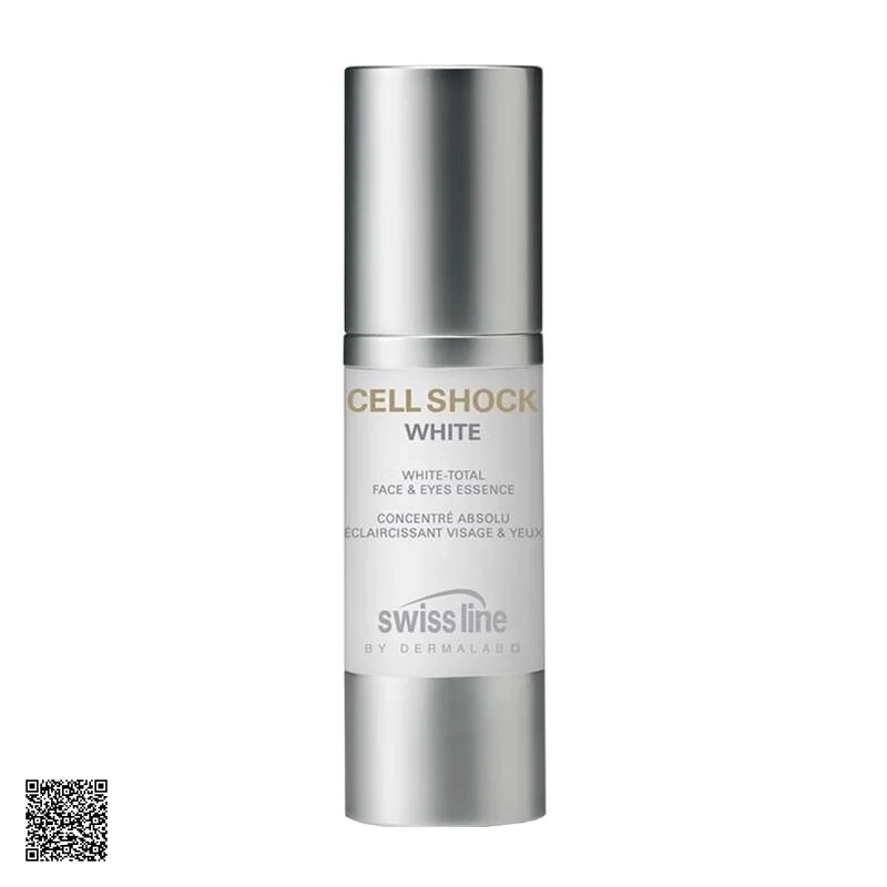 Tinh Chất Dưỡng Trắng Da Mặt Và Mắt Swissline Cell Shock White White-Total Face Eyes Essence