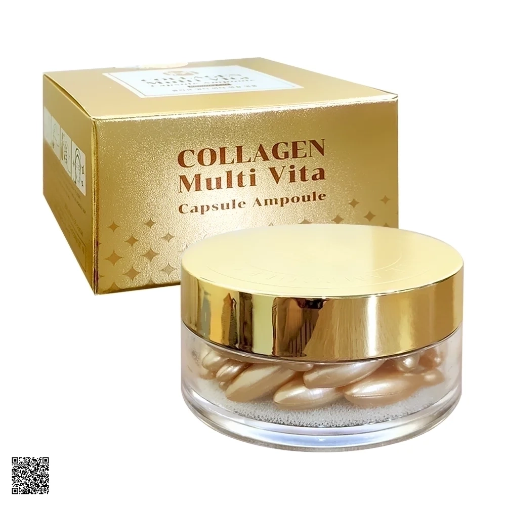 JM Collagen Multi Vita Capsule Ampoule - Viên Tinh Chất Collagen Tươi (38 Viên)