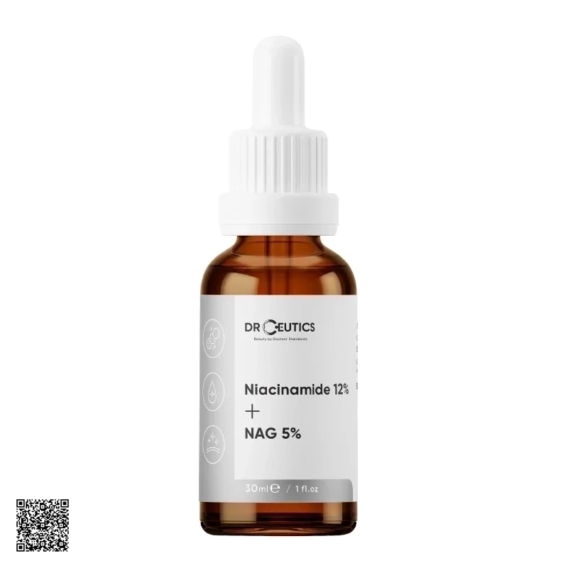 Tinh Chất Sáng Da, Se Khít Lỗ Chân Lông DrCeutics B3 Niacinamide 12% + NAG 5% (30ml)